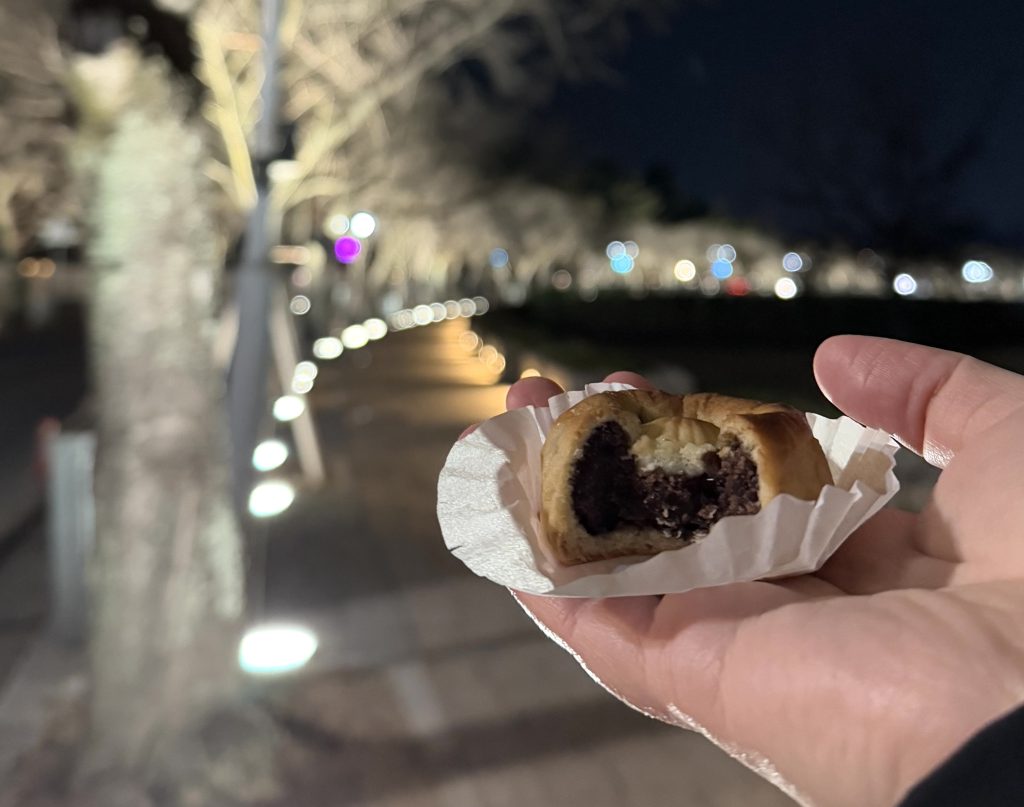 Hwangnam-ppang filled with sweet red bean paste from Gyeongju, South Korea.